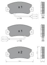 BKN 900202 - Pastillas de Freno