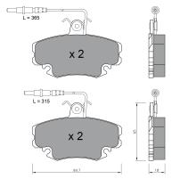 BKN 900328 - Pastillas de Freno