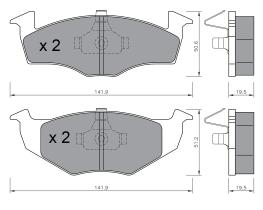 BKN 900831 - Pastillas de Freno