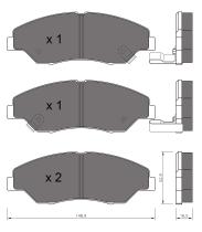 BKN 901525 - Pastillas de Freno