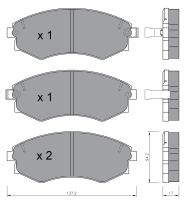 BKN 901539 - Pastillas de Freno