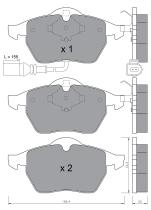 BKN 901534 - Pastillas de Freno