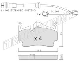 BKN 915316 - Pastillas de Freno