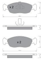 BKN 900847 - Pastillas de Freno