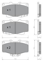 BKN 900282 - Pastillas de Freno