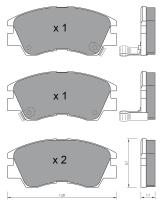 BKN 900281 - Pastillas de Freno