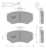 BKN 900214 - Pastillas de Freno