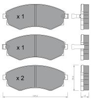 BKN 900358 - Pastillas de Freno