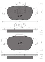 BKN 901222 - Pastillas de Freno