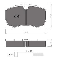 BKN 905993 - Pastillas de Freno