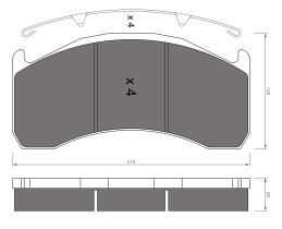 BKN 905703 - Pastillas de Freno