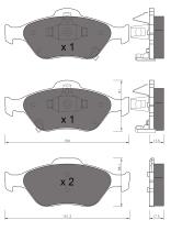BKN 901256 - Pastillas de Freno