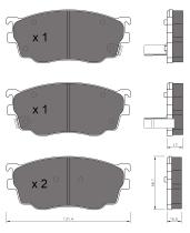 BKN 905368 - Pastillas de Freno