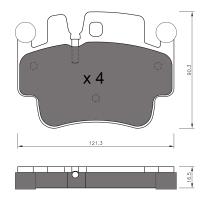 BKN 901206 - Pastillas de Freno