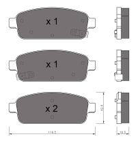 BKN 906082 - Pastillas de Freno