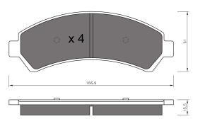 BKN 901032 - Pastillas de Freno