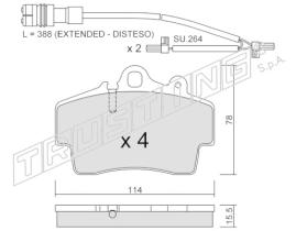 BKN 915312 - Pastillas de Freno