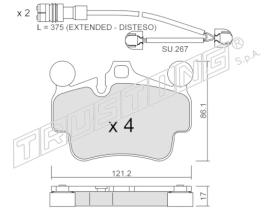 BKN 915313 - Pastillas de Freno