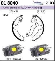 BKN 018040 - Kit de freno