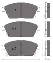 BKN 906081 - Pastillas de Freno