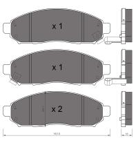 BKN 901179 - Pastillas de Freno