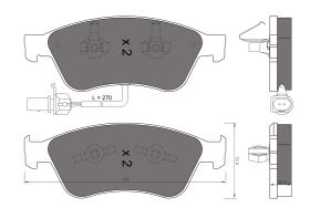 BKN 901013 - Pastillas de Freno