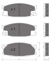 BKN 900797 - Pastillas de Freno