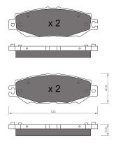 BKN 901135 - Pastillas de Freno