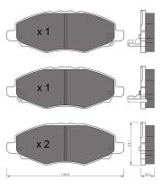 BKN 901251 - Pastillas de Freno