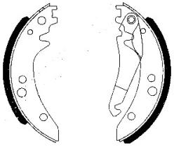 BKN 2073 - Zapatas de freno