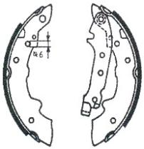 BKN 1417 - Zapatas de freno
