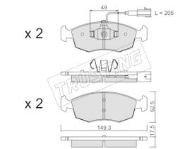 BKN 906168 - Pastillas de Freno