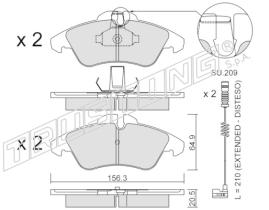 BKN 915138 - Pastillas de Freno