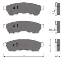 BKN 906182 - Pastillas de Freno