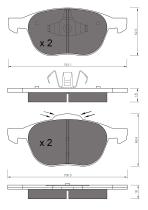BKN 906183 - Pastillas de Freno