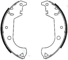 BKN 1313 - Zapatas de freno