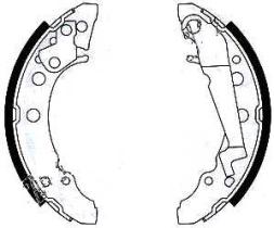 BKN 1491 - Zapatas de freno