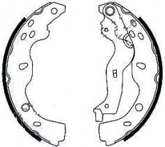 BKN 1492 - Zapatas de freno
