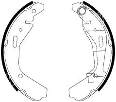 BKN 3859 - Zapatas de freno