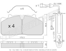 BKN 915158 - Pastillas de Freno