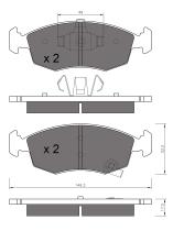 BKN 906268 - Pastillas de Freno