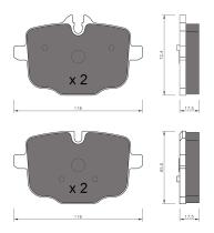 BKN 906205 - Pastillas de Freno