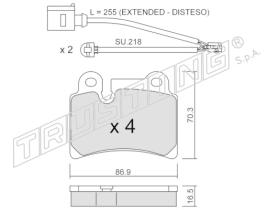 BKN 915225 - Pastillas de Freno