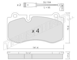 BKN 915233 - Pastillas de Freno