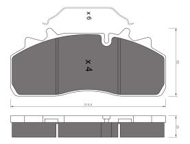 BKN 906239 - Pastillas de Freno