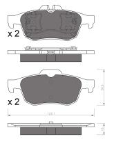 BKN 906286 - Pastillas de Freno