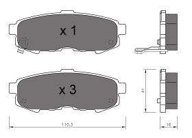 BKN 901140 - Pastillas de Freno