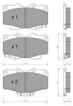 BKN 906012 - Pastillas de Freno
