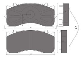 BKN 906031 - Pastillas de Freno