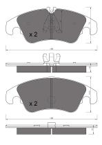 BKN 906047 - Pastillas de Freno
